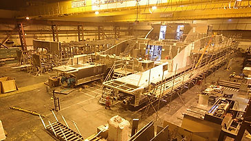 Twin City Liner in build at Wight Shipyard Co